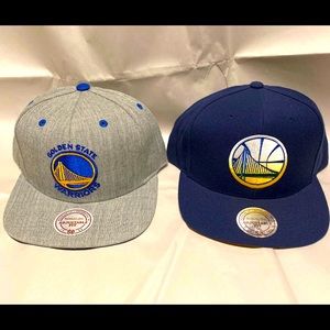 Men’s Mitchell and Ness golden state warrior hats
